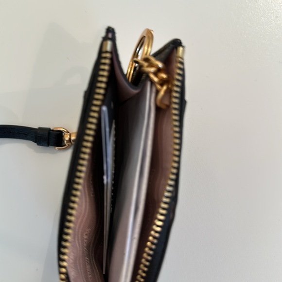 New Kate Spade Black Leather Card Holder - Picture 4 of 6